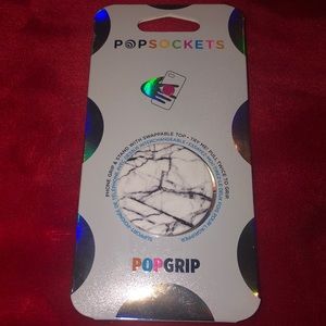 Marble pop socket (black)